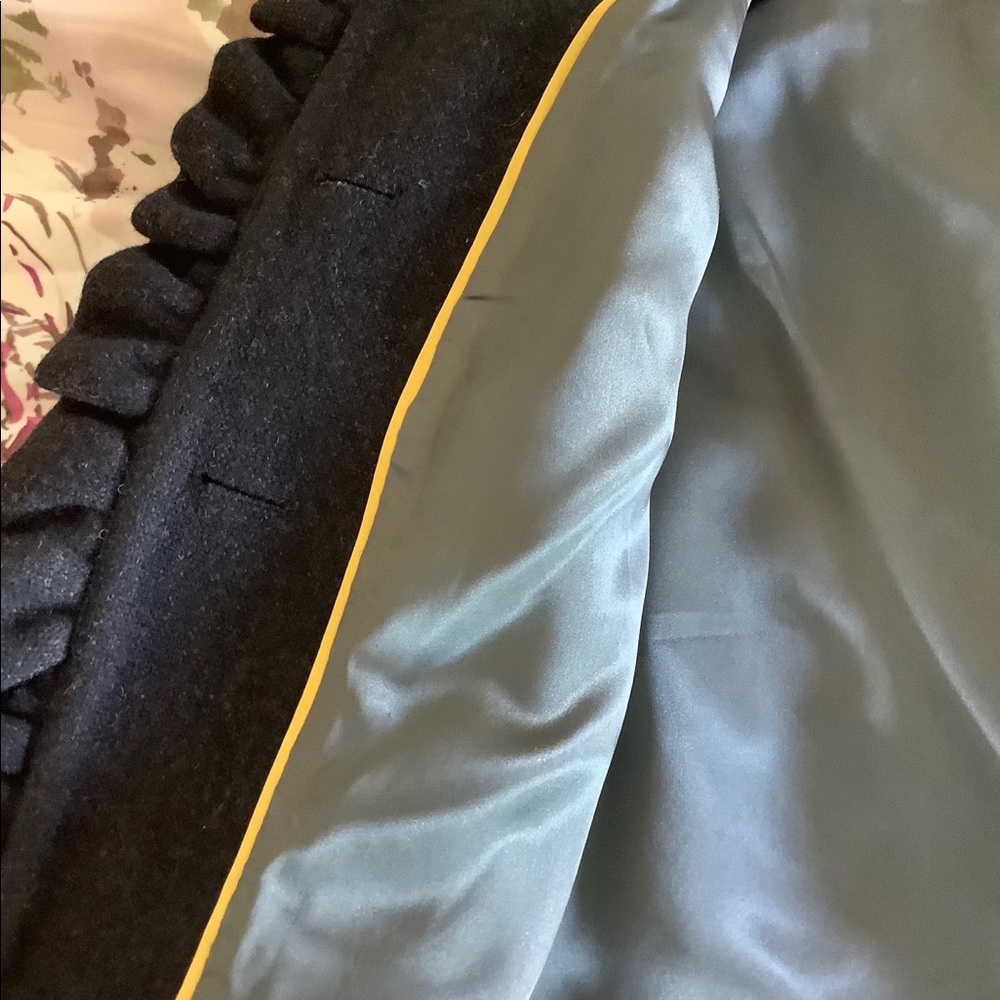 J.Crew Ruffle Wool Jacket - Picture 3 of 6